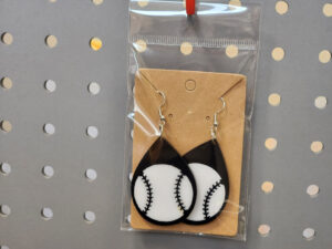 baseball ear rings